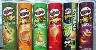 Almost All Flavors of Chips From Pringles