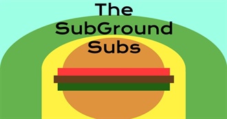 Menu Items From the Subground Subs (Fictional)