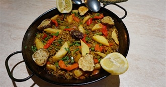 National Spanish Paella Day - Vegetarian Ingredients
