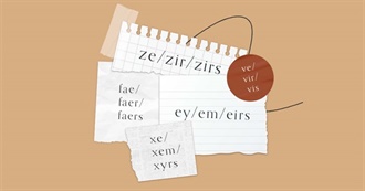 Tehn's List of People Who Use They/Them and Neopronouns (Updated)