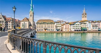 Capital Cities of 26 Swiss Cantons