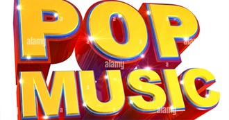 Chanie&#39;s Pop/Chart Songs List