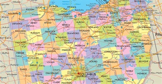 Largest Cities &amp; Seats of Every Ohio County