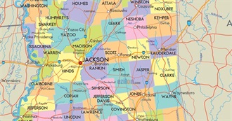 Largest Cities &amp; Seats of Every Mississippi County