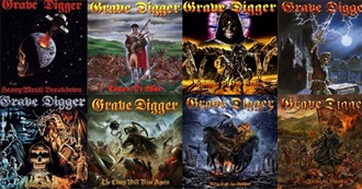 Grave Digger Studio Albums (1984-2020)