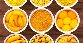 Yellow and Orange Foods List