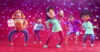 Grubhub &quot;Delivery Dance&quot; Characters