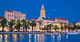 Counties of Croatia: Capital Cities