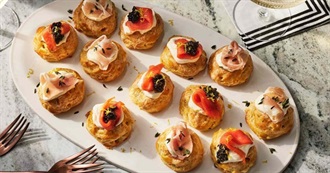 Thanksgiving 2025 Hors D&#39;Oeuvres/Appetizers