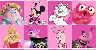 Blonde Pink Characters