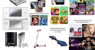 The Ultimate Gen Z Nostalgia Iceberg: V3