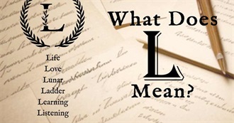 All the Books Melissa Has Read by Author&#39;s Whose Last Name Starts With the Letter L