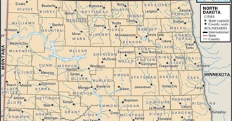 Largest Cities &amp; Seats of Every North Dakota County