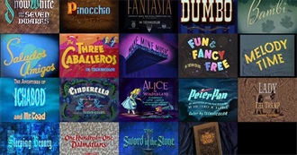 All Characters of the Disney Golden Age