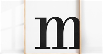 Some Songs That Start With the Letter (M)