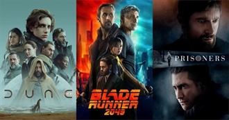 Denis Villeneuve Movies Ranked (Rate Your Music)