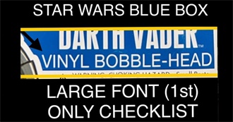 Funko Pop! LARGE FONT ONLY- Blue Box - Star Wars List
