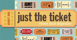 Amateur Movie Critic&#39;s Ticket Stub Collection (08/08/17)