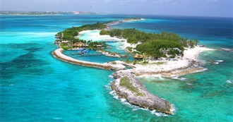 120 Dream Destinations for October 2025, Starting W/ Blue Lagoon Island, Bahamas