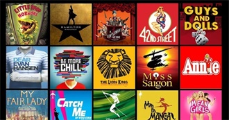100 Musicals Matty G Wants to Watch