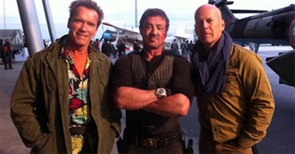 Schwarzenegger, Stallone, Willis, and Norris: Men of Action II