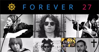 Celebrities Who Are in the 27 Club (Part 2)