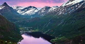 201 Biggest Mountains in Norway