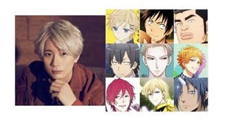 A List of Characters Voiced by Eguchi Takuya