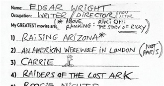 Edgar Wright&#39;s Favorite Movies (2017 Edition)