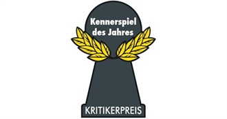 Kennerspiel Des Jahres Winners, Nominated and Recommended