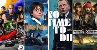 Movie Series Amy Has Seen as of Aug. 13, 2023