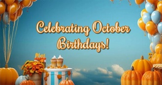 Celebrity Birthdays October Part 2