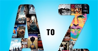 Best Movie for Each Letter