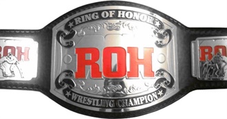 Every Ring of Honor World Champion So Far