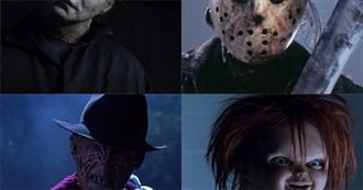 Tindie Favourite Slashers (The Main 10 Horror  Icons)