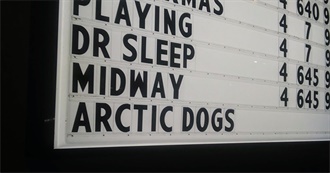 Last 20 Movies Jesse Has Seen