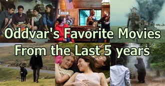 Oddvar&#39;s Favorite Movies From the Last 5 Years