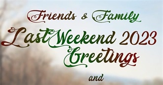 Favourite Books, Films,  TV and Travel of 2023