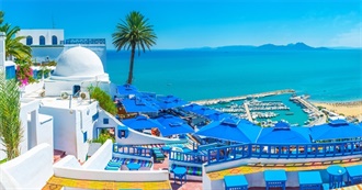 Blue and White Places