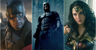 100 Random Superhero and Villain Movies