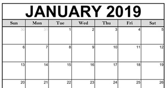 Movies Watched January 2019