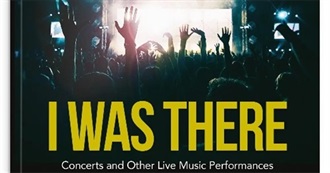 Concerts - All Bands Seen Live