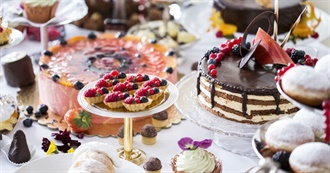 Giant List of Desserts and Sweets