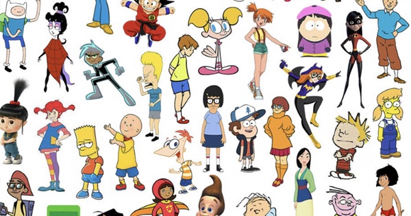 Just a Big List of Cartoon Characters