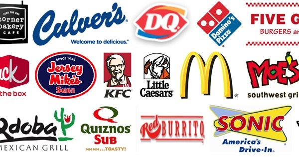 38 Fast Food Restaurants