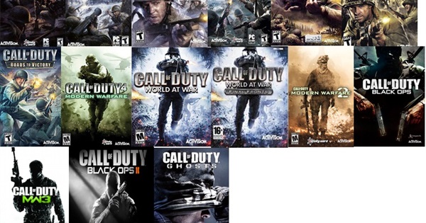 call of duty pc all games list
