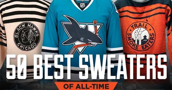 THN's Top 50 Hockey Jerseys of All Time