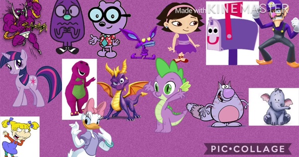 Purple Characters