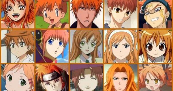 Characters With Orange Hair It puzzled me, as kubo himself even voiced concerns over there not being anyone to play ichigo in a live action movie, since he found orange hair on a japanese person unlikely (even though they could always but this brought to my attention that it isn't common for japanese people to have orange hair. characters with orange hair