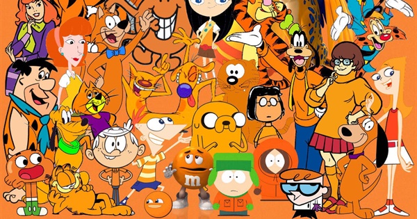 Orange Cartoon Characters